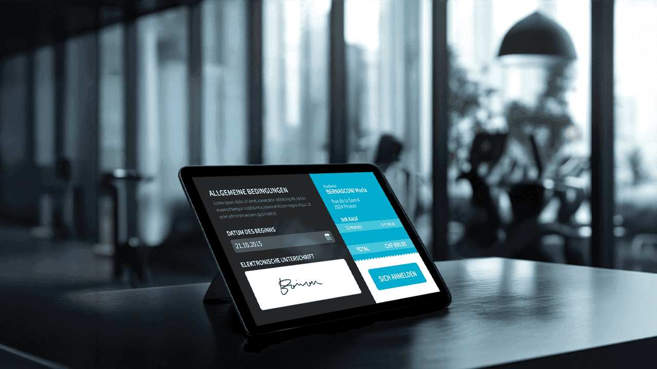 Hochgradig anpassbarer digitaler Vertrag